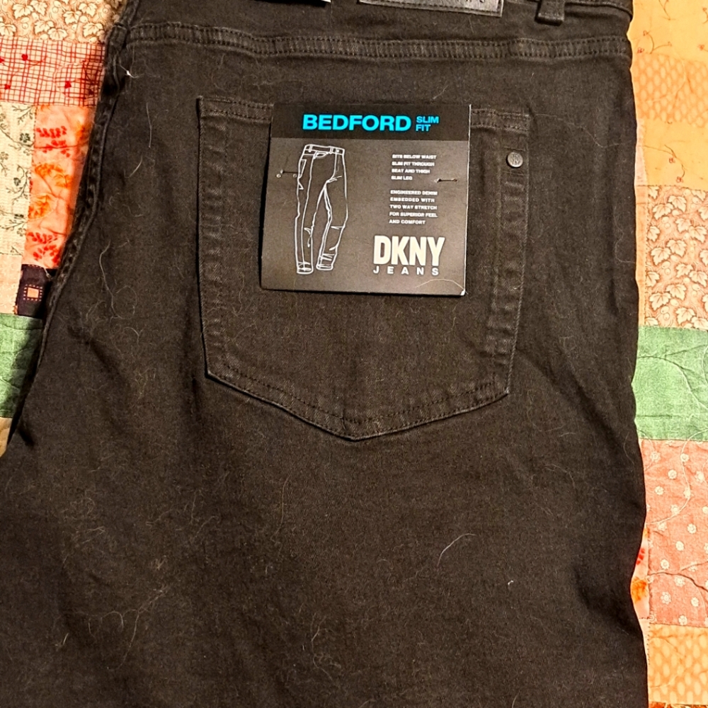 DKNY Men's Black Jeans
